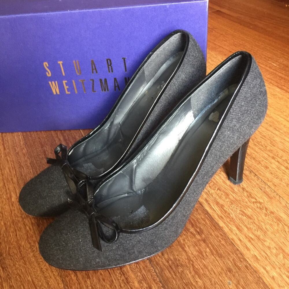 STUART WEITZMAN Flannel Pumps Heels SZ 8.5
